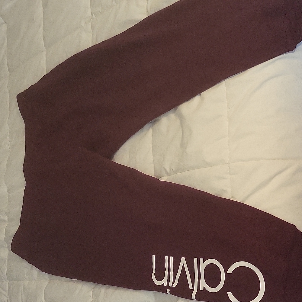 Calvin Klein Maroon Sweatpants XL